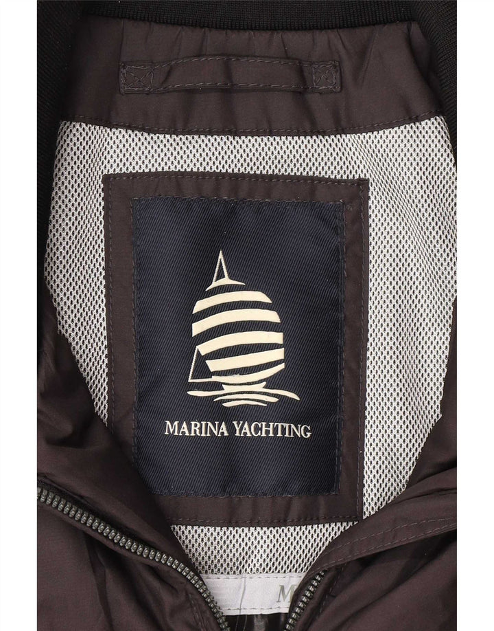 Marina Yachting Herren Bomberjacke IT 54 2XL Grau Polyester