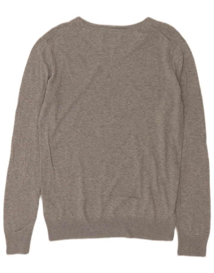 Scotch & Soda Herren Amsterdam Couture Pullover mit V-Ausschnitt Mittelgrau