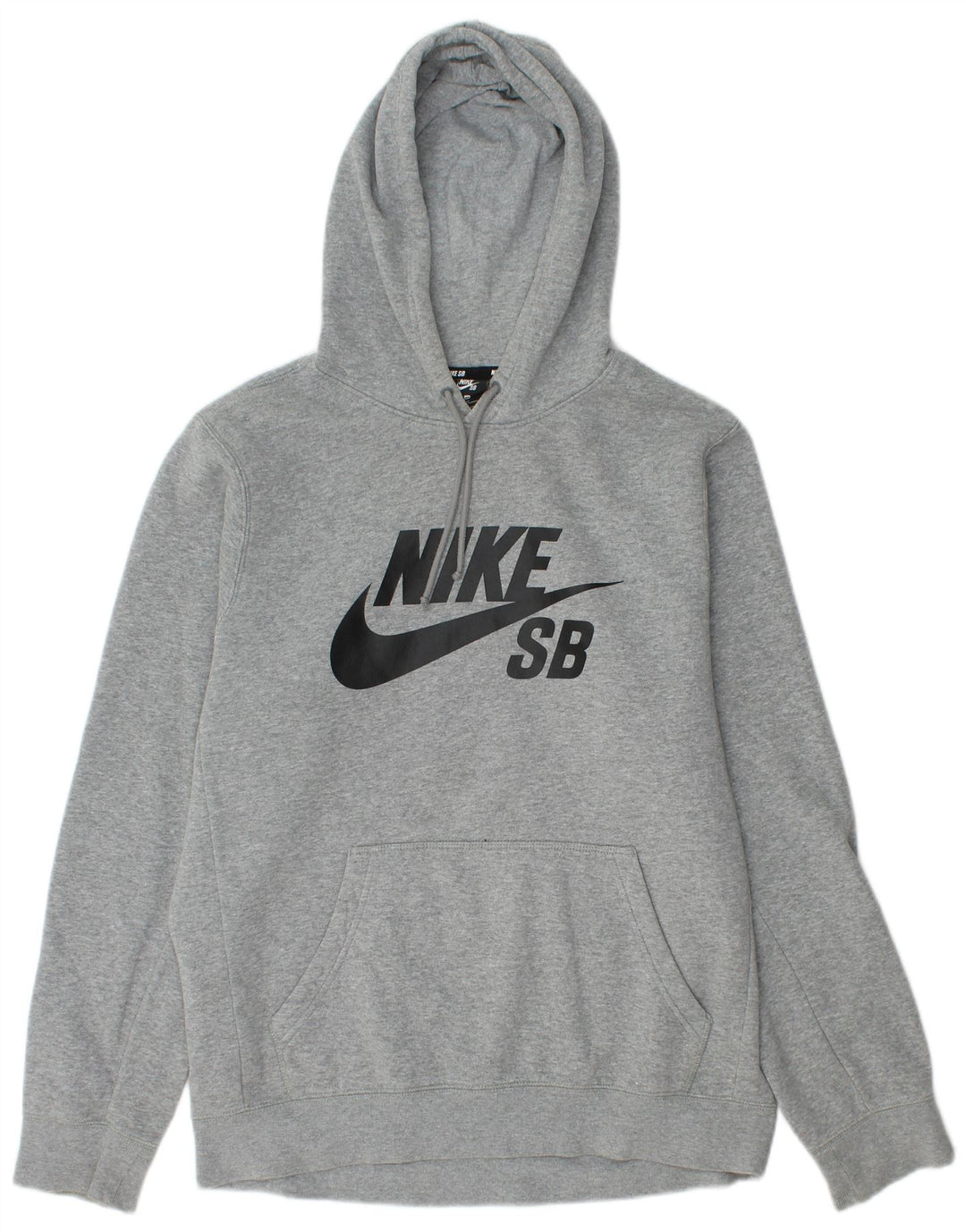 Nike Herren-Kapuzenpullover mit Grafik, mittelgraue Baumwolle