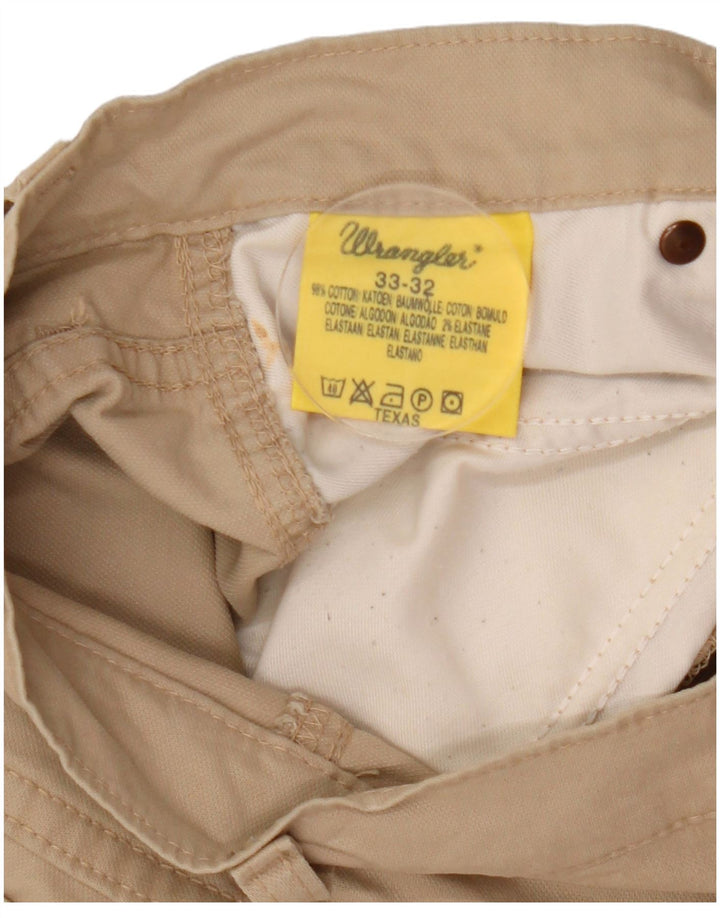 Wrangler Herren Texas Straight Freizeithose W32 L33 Beige Baumwolle