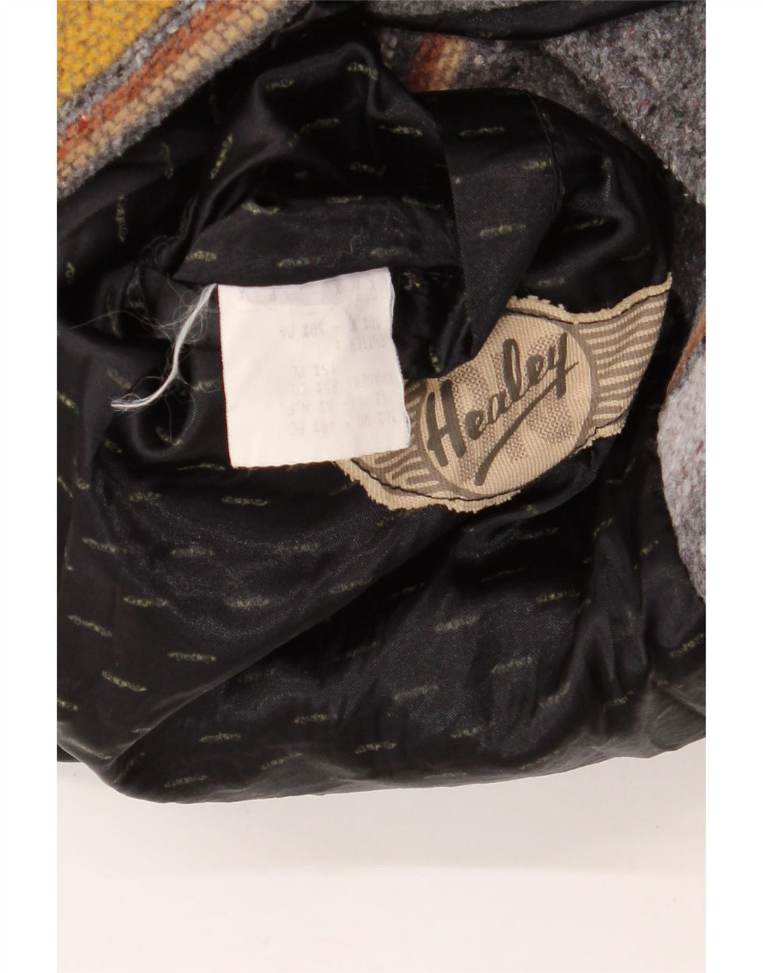 VINTAGE Herren-Blazerjacke mit 4 Knöpfen, Gr. 40, groß, mehrfarbig gestreift