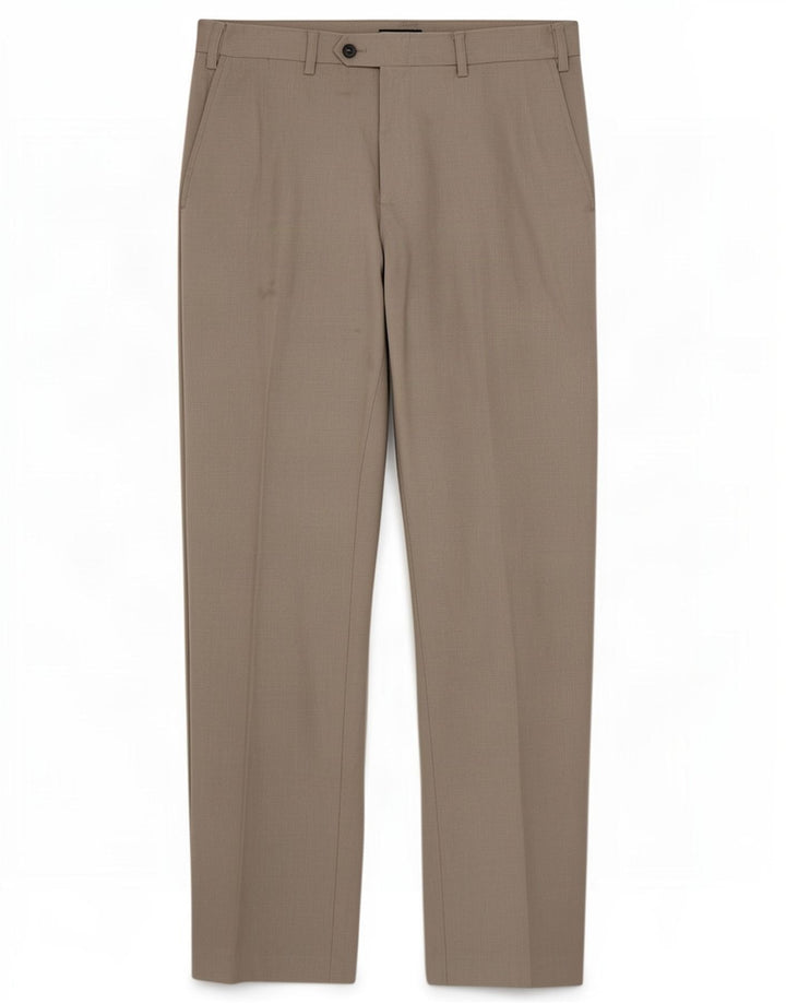 Marks & Spencer Herren-Anzughose in normaler Passform, W34, L33, grau, Polyester