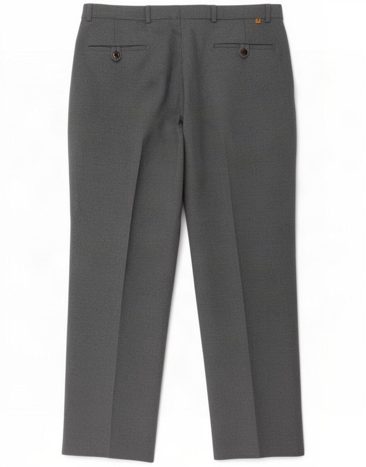 Farah Herren-Anzughose mit Pegged-Anzug, W34, L31, graues Polyester