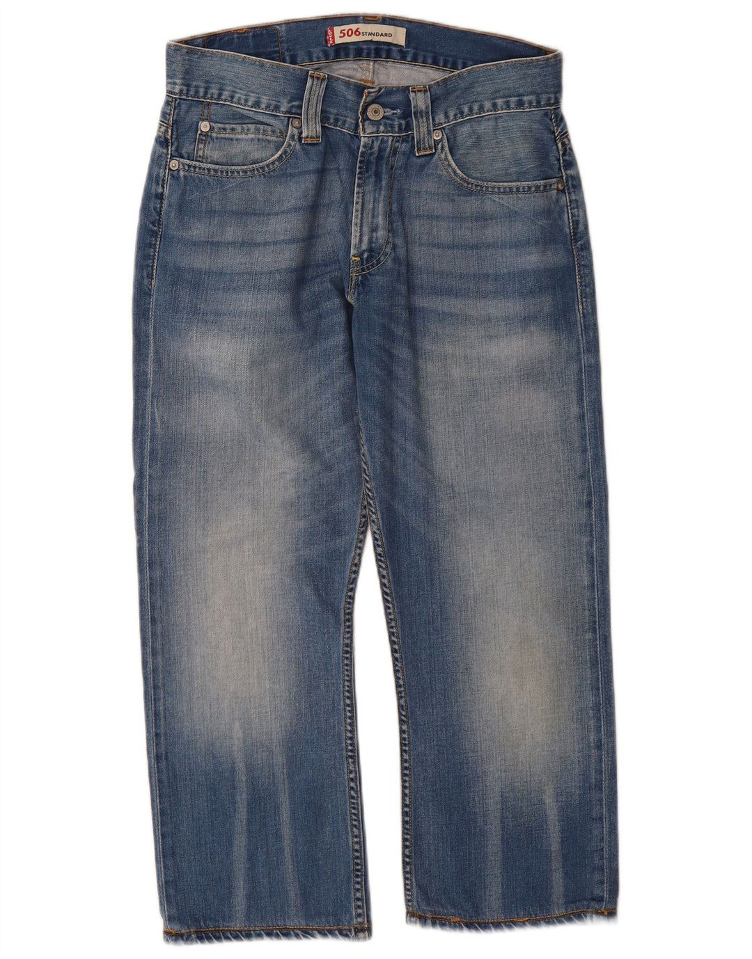 Levi's Damen 506 Standard Fit Straight Jeans W30 L24 Blau
