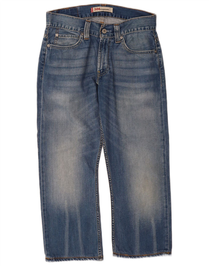 Levi's Damen 506 Standard Fit Straight Jeans W30 L24 Blau