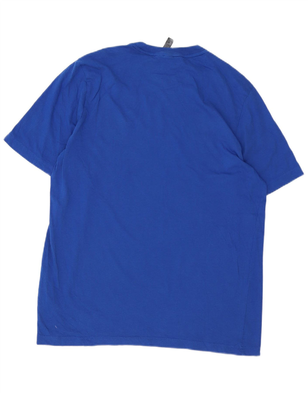 Adidas Herren Grafik-T-Shirt aus mittelblauer Baumwolle