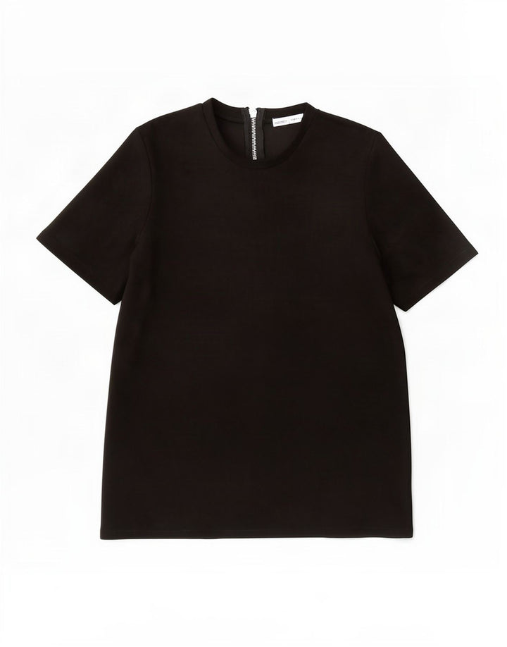 Zara Damen Blusenoberteil UK 14 Mittelschwarzes Polyester