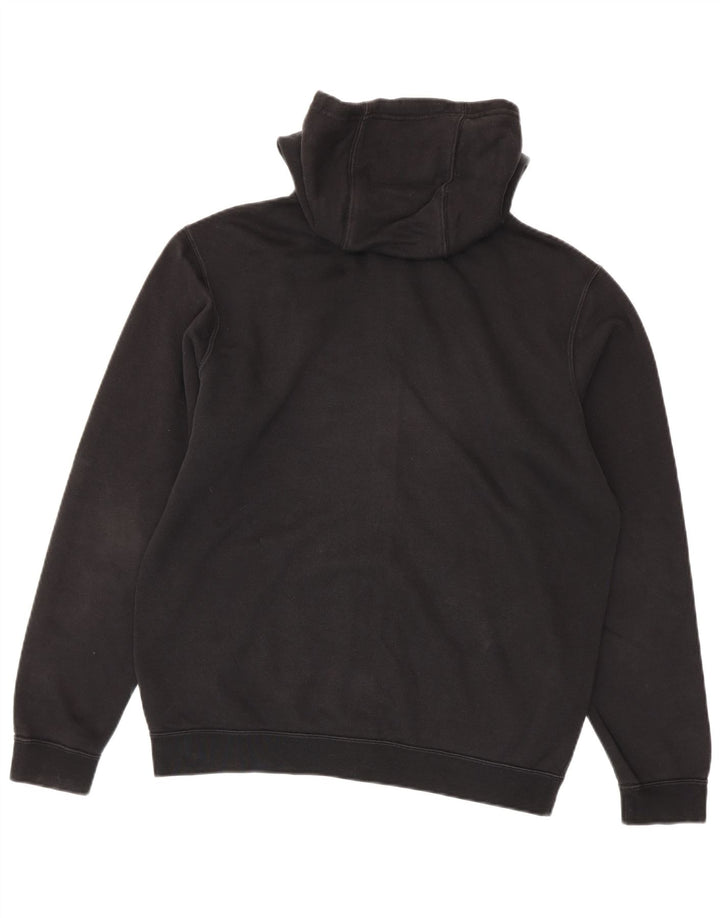 NIKE Herren-Kapuzenpullover mit Reißverschluss, mittelschwarz, Baumwolle