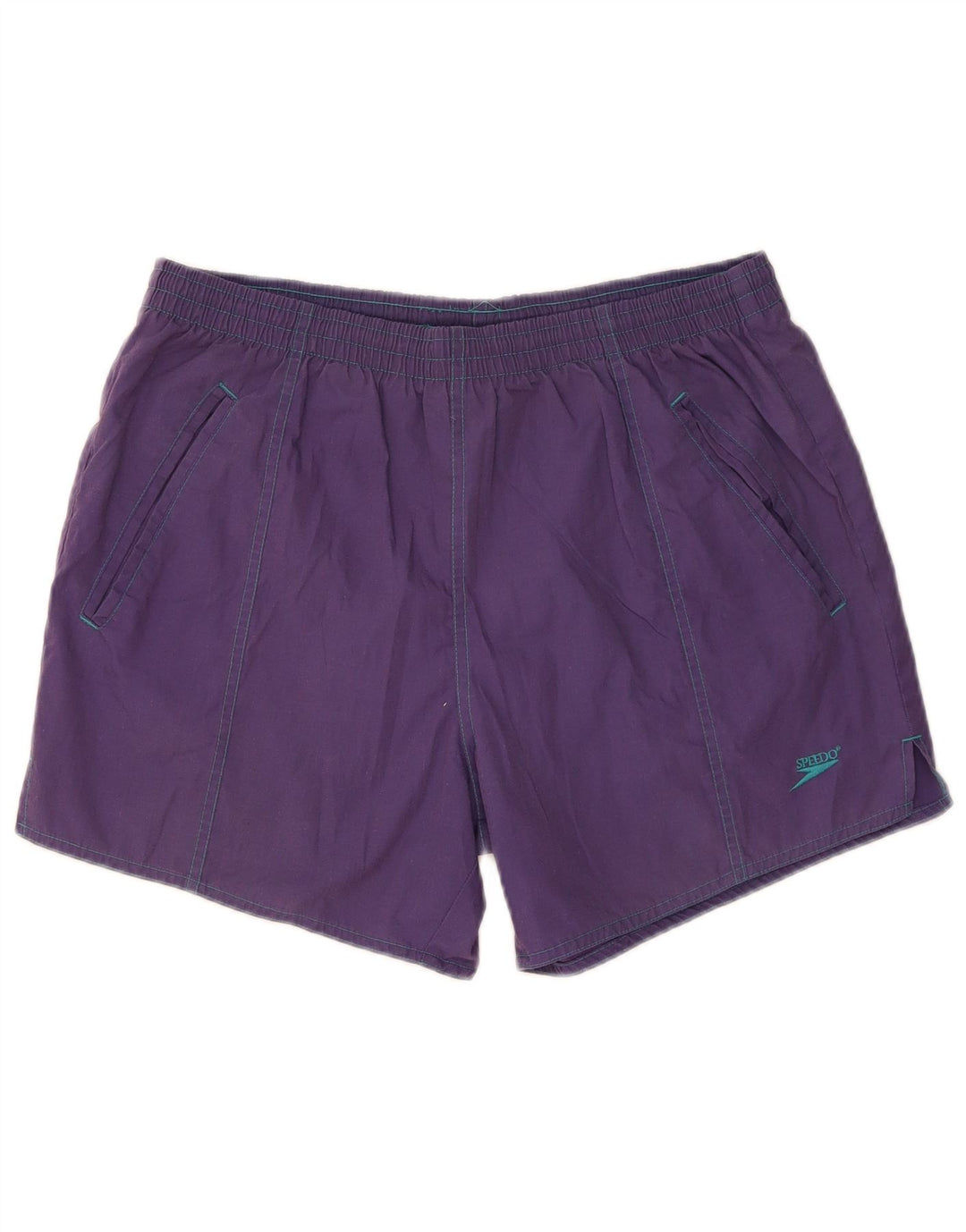 SPEEDO Mens Swimming Shorts Medium  Purple Polyester