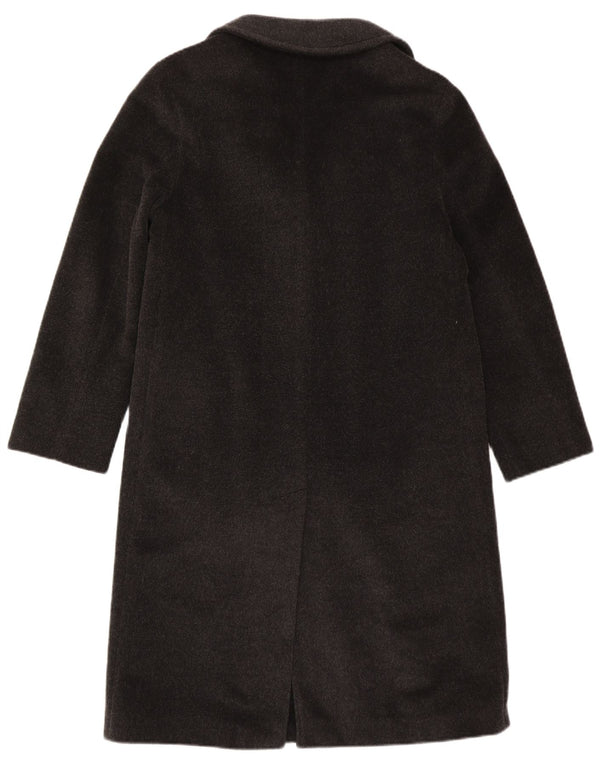 Marella Damen Übergroßer Mantel UK 8 Small Graue Wolle