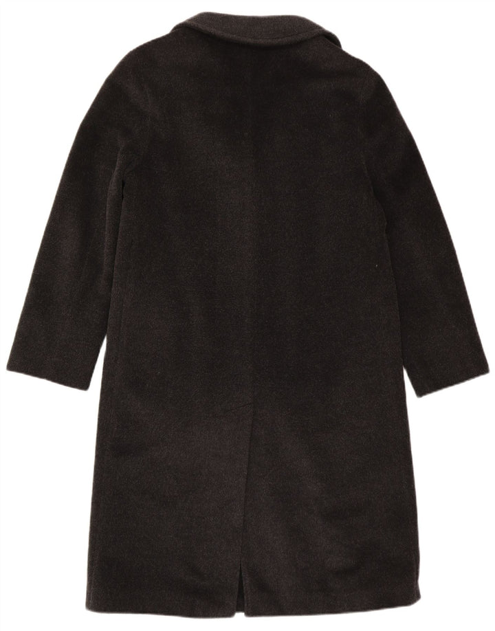 Marella Damen Übergroßer Mantel UK 8 Small Graue Wolle