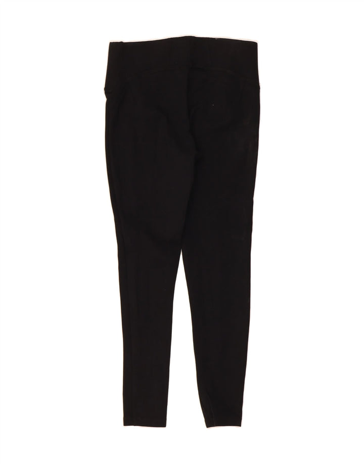 MARKS & SPENCER Womens Leggings UK 12 Medium  Black Viscose Vintage Marks & Spencer and Second-Hand Marks & Spencer from Messina Hembry 