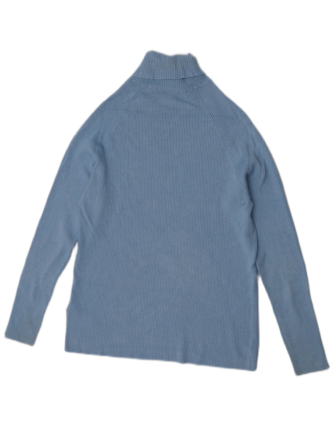 Marks & Spencer Damen Top Langarm UK 18 XL Blaue Viskose
