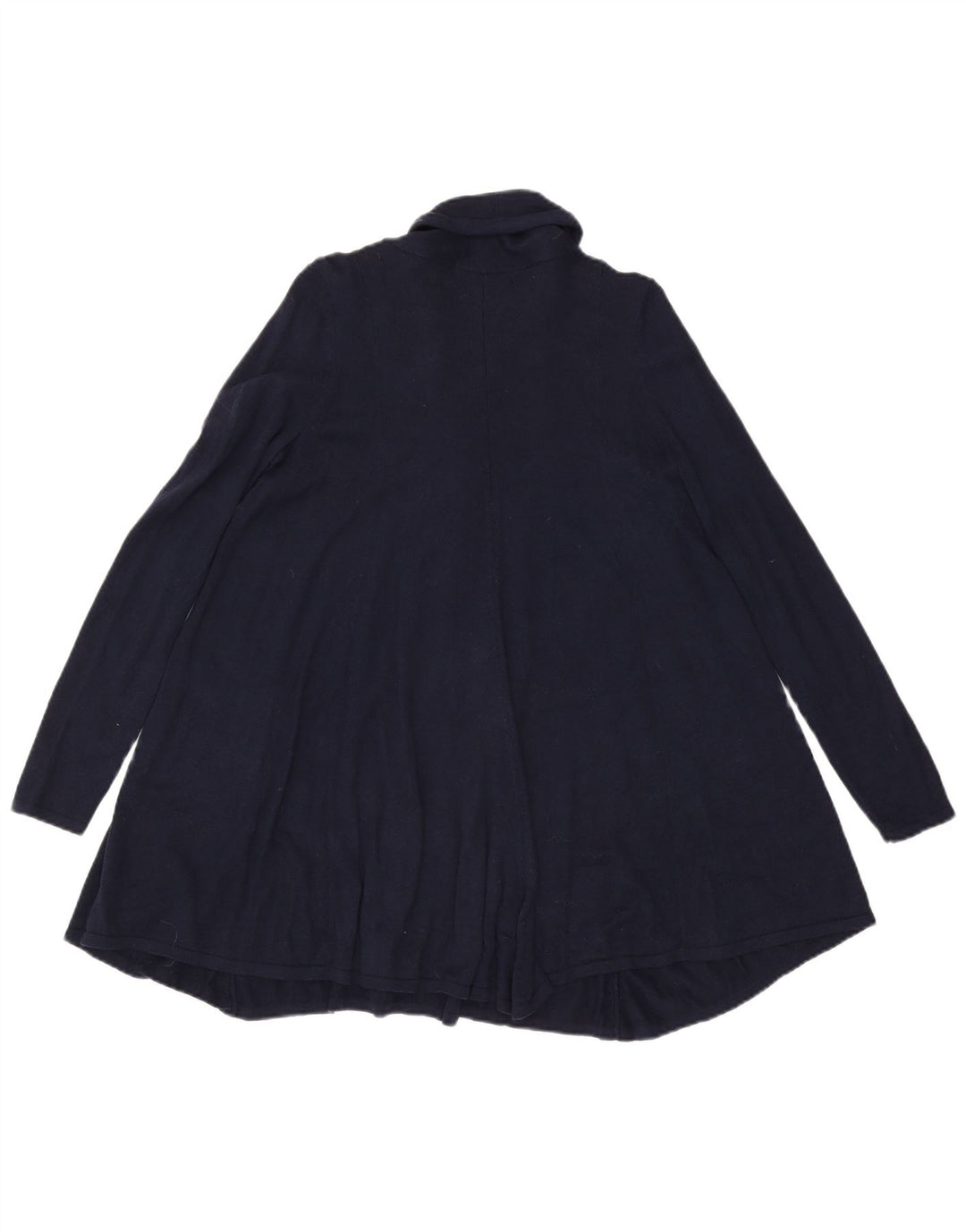 Marks & Spencer Damen Longline Open Cardigan Pullover UK 10 Small Marineblau