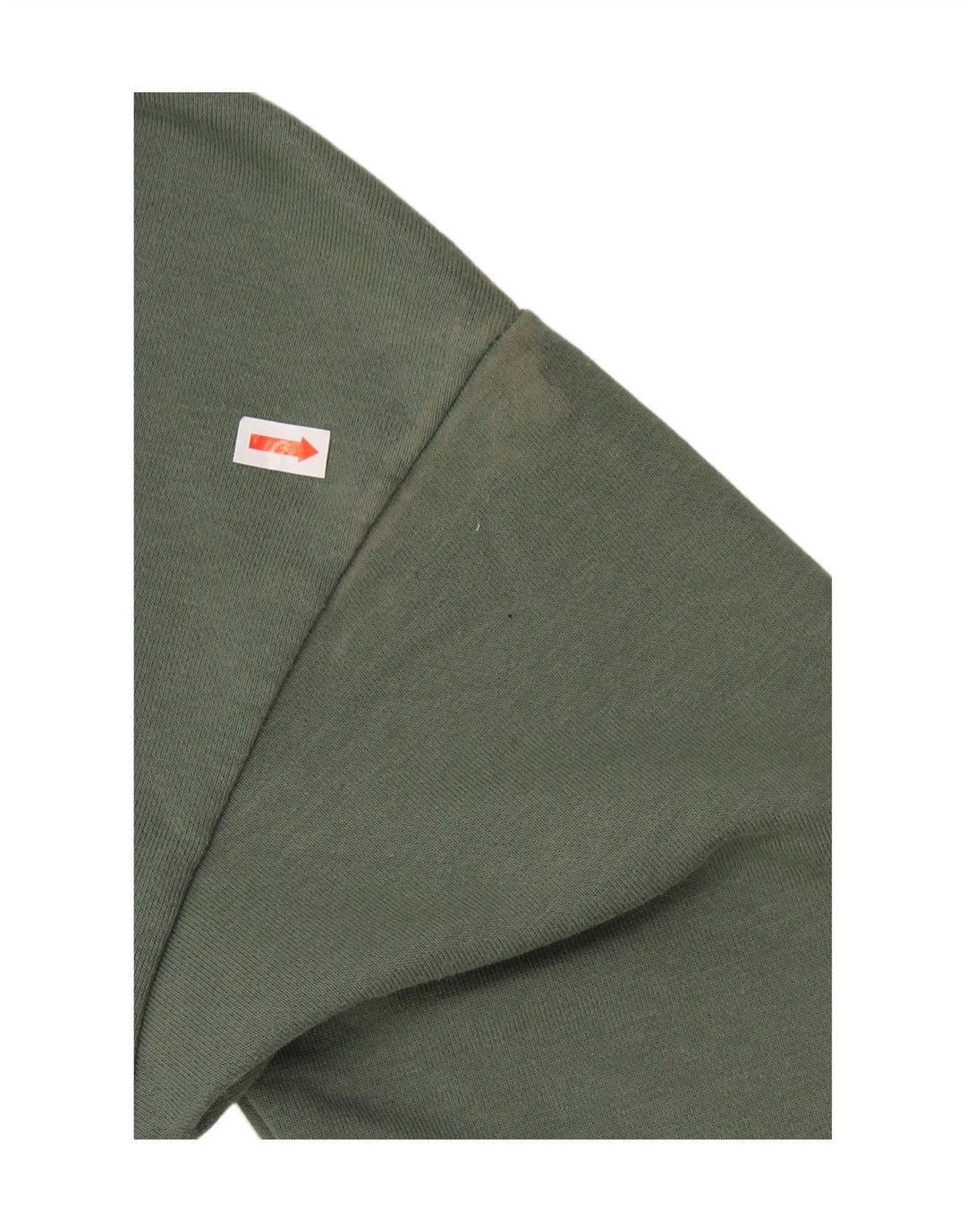 ELLE SPORT Mens Graphic Hoodie Jumper Large Green Polyester