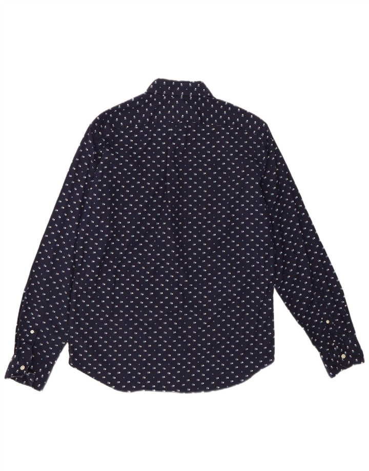 J. Crew Slim-Hemd für Herren aus Baumwolle in mittlerem Marineblau mit Blumenmuster