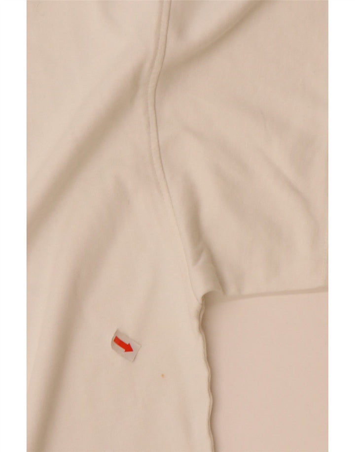 ADIDAS Herren T-Shirt Top Small Weiße Baumwolle