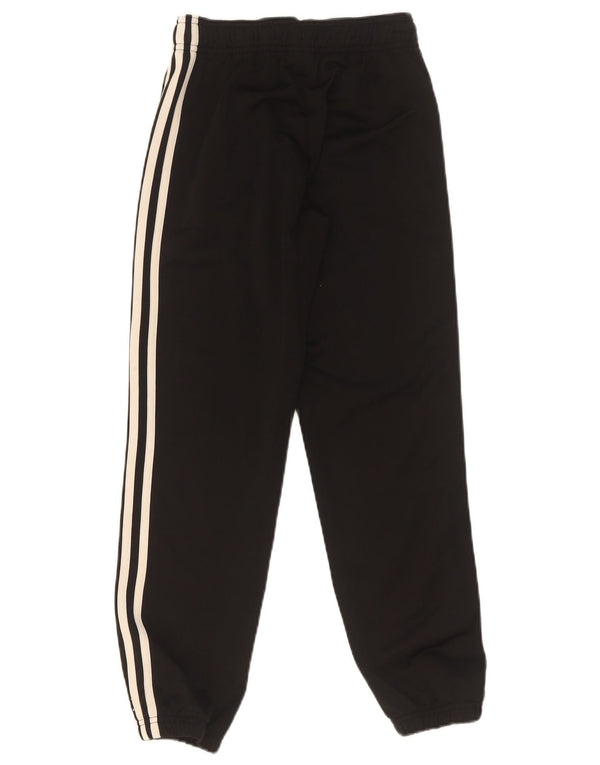 Adidas Jungen-Trainingshose, Jogginghose, 9–10 Jahre, schwarzes Polyester