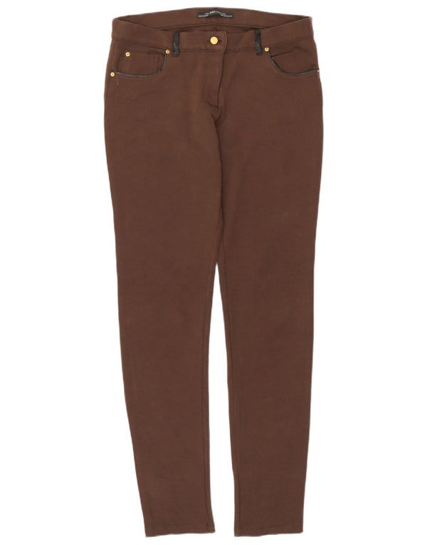 Zara Damen Skinny Freizeithose Medium W28 L29 Braun
