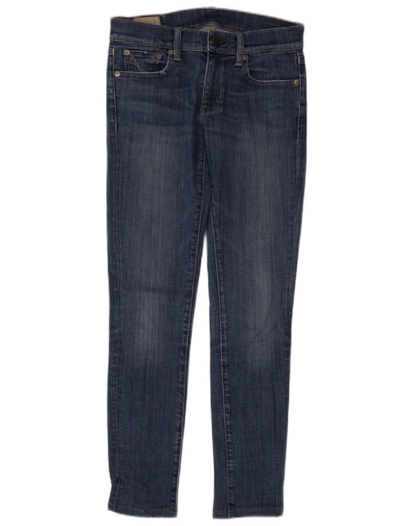 Polo Ralph Lauren Damen Tompkins Skinny Jeans W26 L29 Blaue Baumwolle