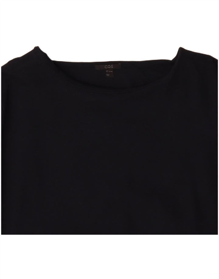 COS Damen Tunikakleid UK 16 Large Marineblaue Viskose