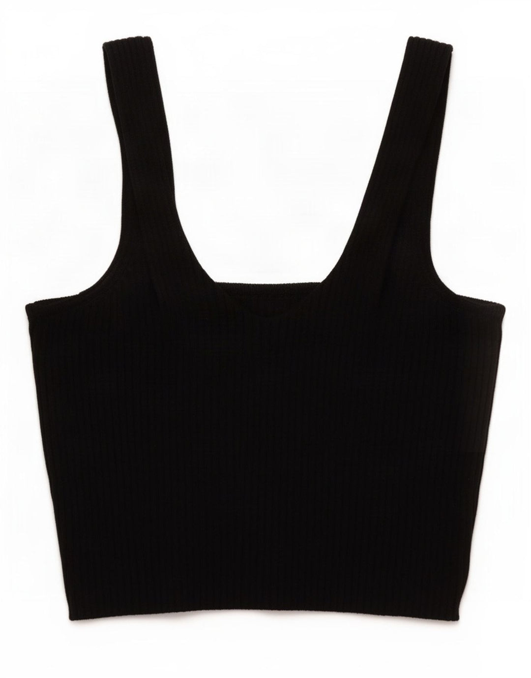 Zara Damen Cami Top UK 12 Mittelschwarze Viskose
