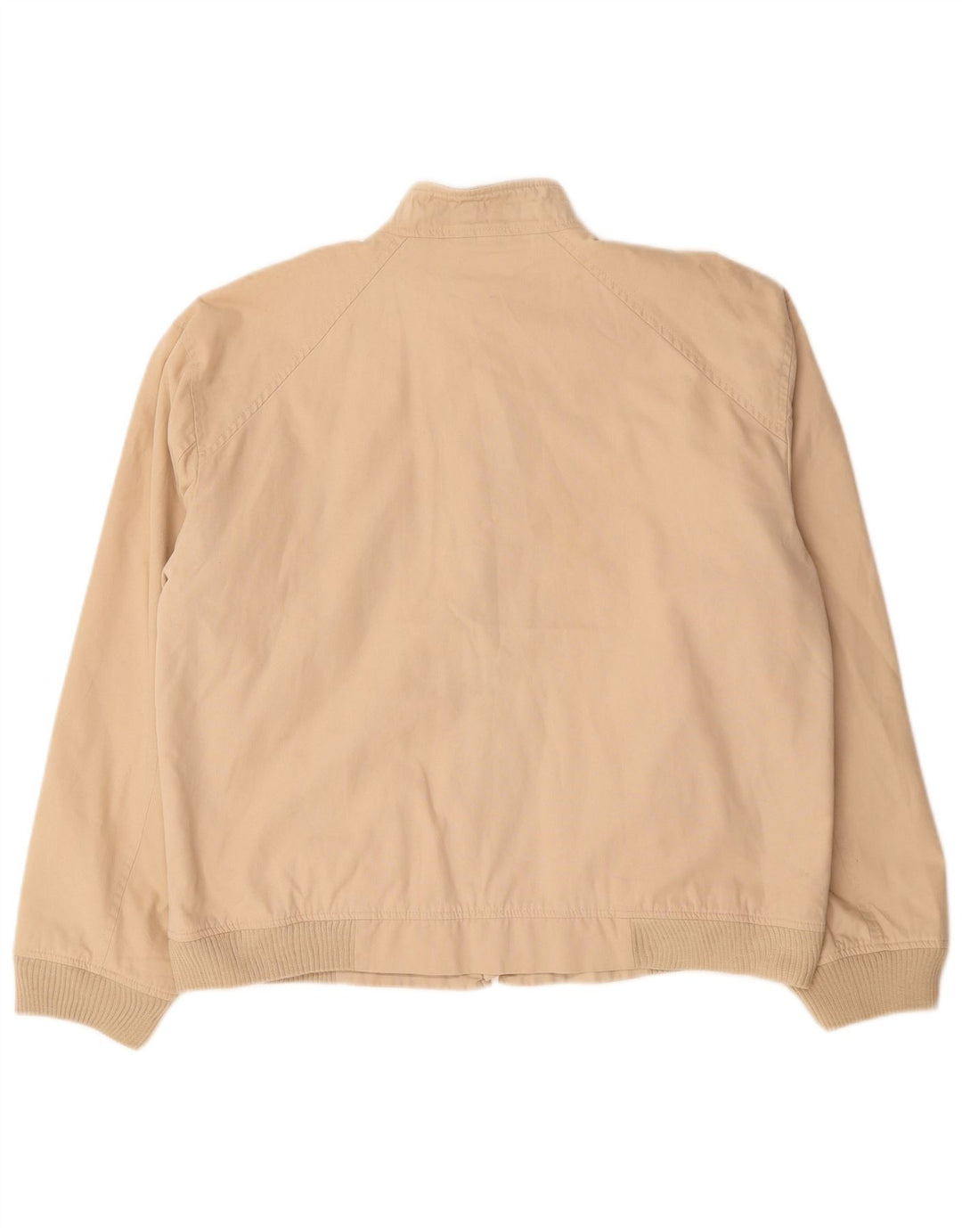 TOMMY HILFIGER Herren Bomberjacke UK 42 XL Beige Baumwolle