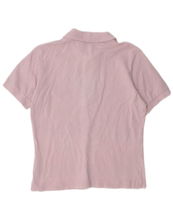 Kappa Damen Poloshirt UK 12 Mittelrosa Baumwolle