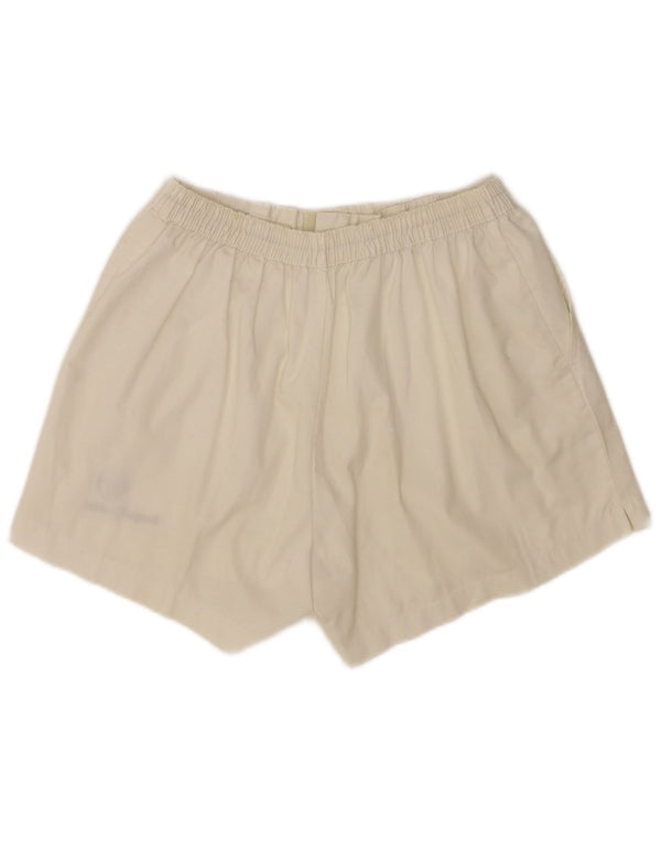 Sergio Tacchini Damen Regular Sport Shorts W28 Small White Sports