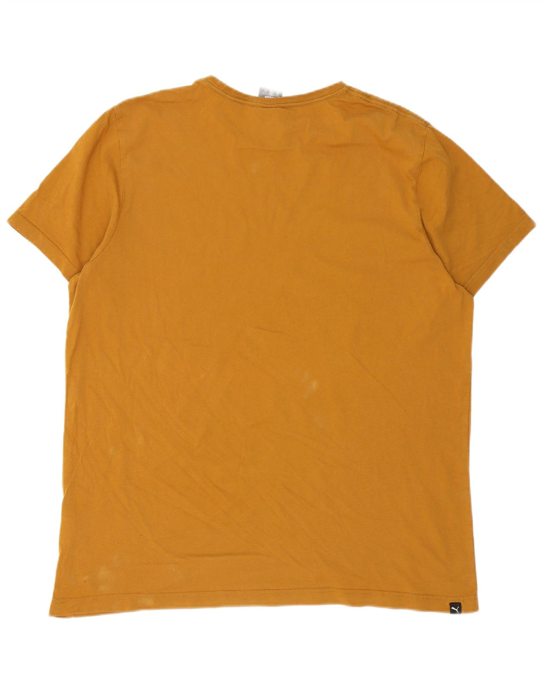 Puma Herren Grafik T-Shirt Top 2XL Braun Baumwolle