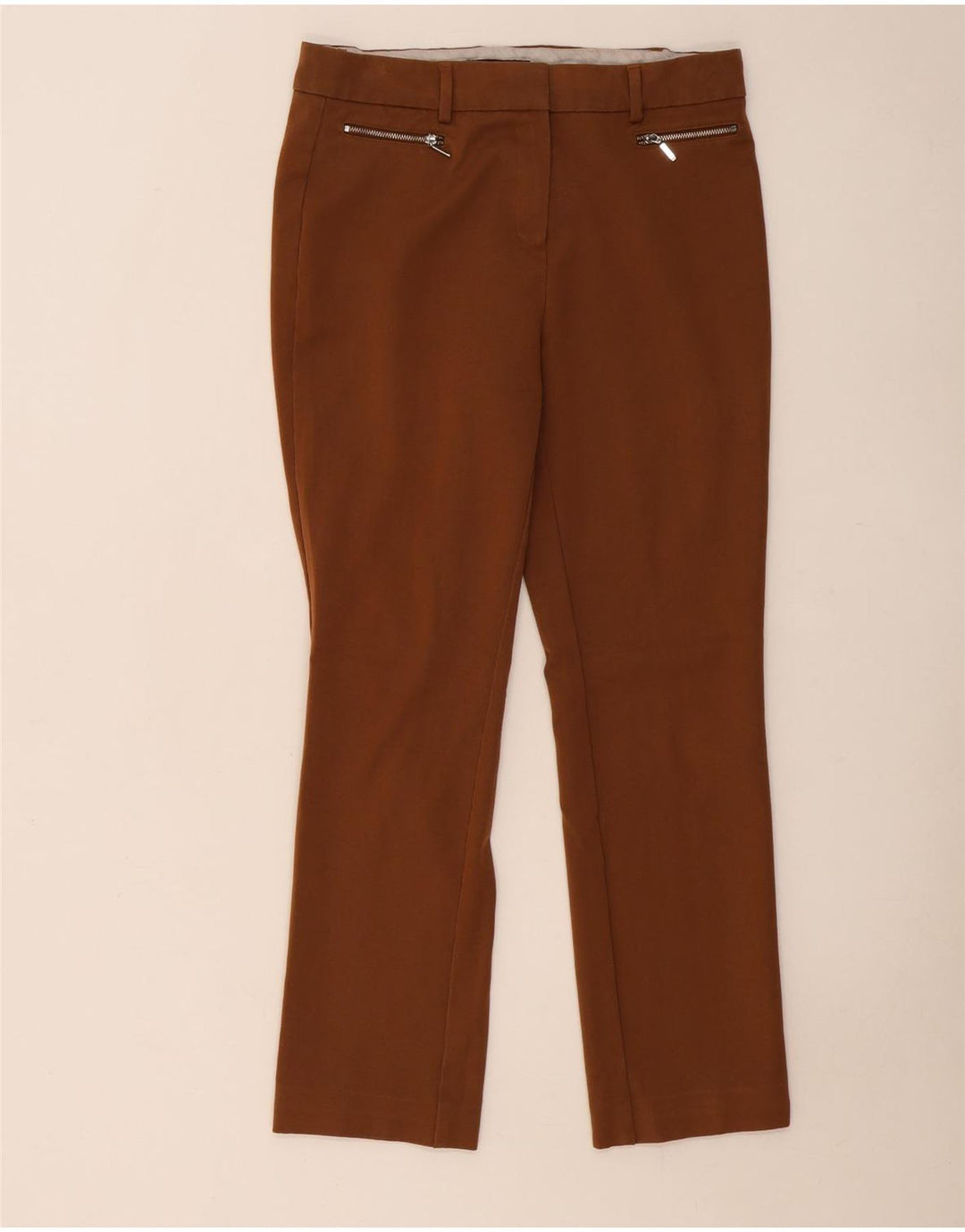 Marks & Spencer Moderne, schmale Freizeithose für Damen, W32, L28, Braun