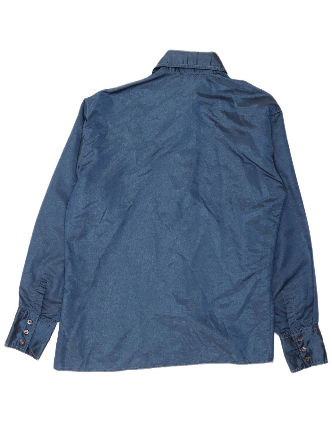 Daniele Alessandrini Herrenhemd IT 50 Medium Marineblau Polyester