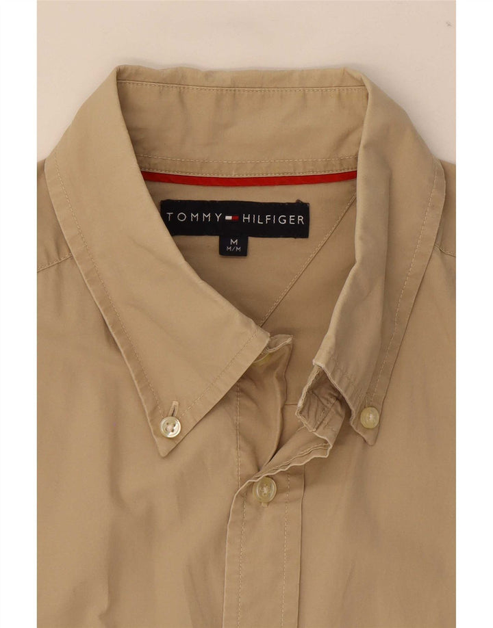 Tommy Hilfiger Herrenhemd mittelbeige Baumwolle