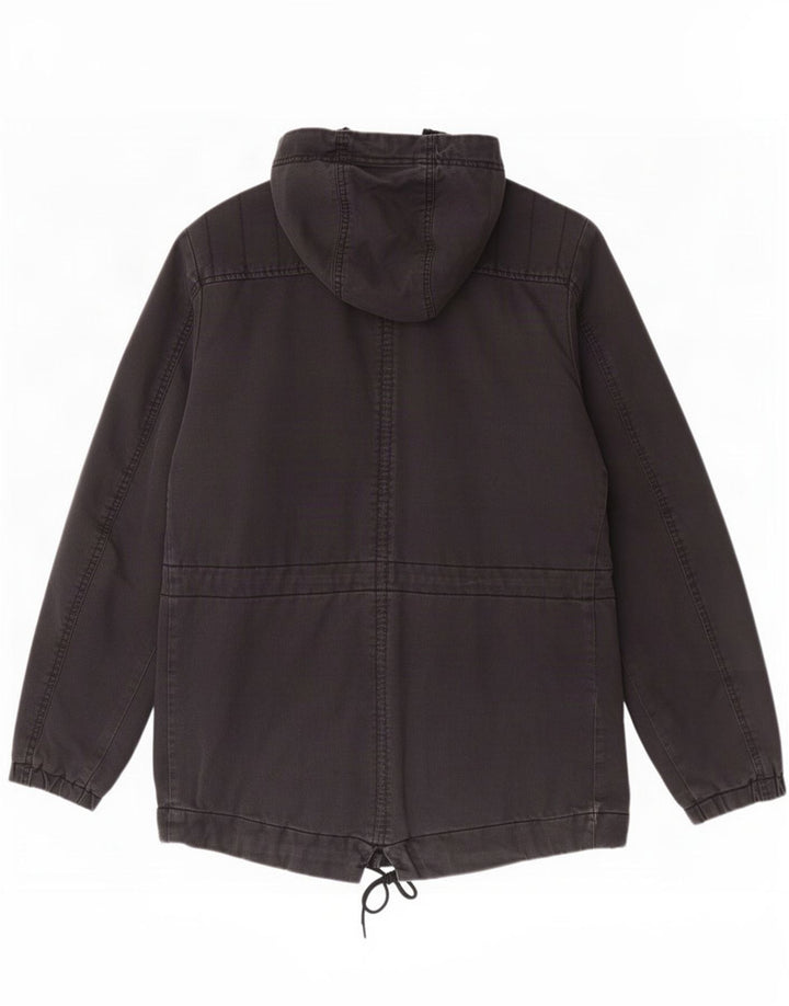 Diesel Herren-Parka mit Kapuze, Größe 40, Schwarz