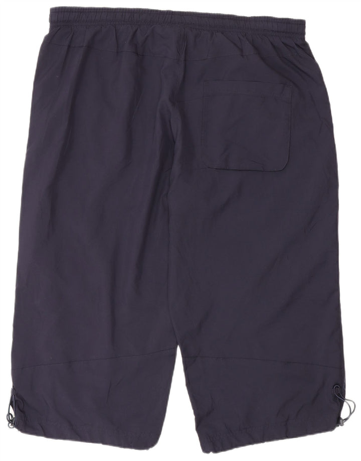 Puma Herren Graphic Bermuda Sport Shorts Large Marineblau