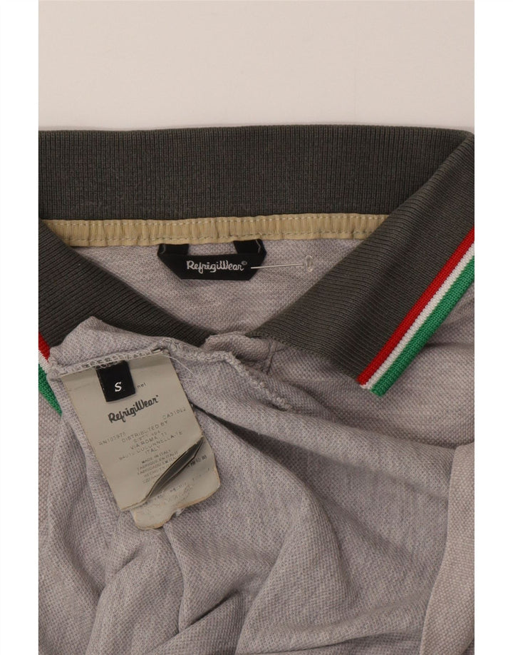 Refrigiwear Herren-Poloshirt, klein, graue Baumwolle