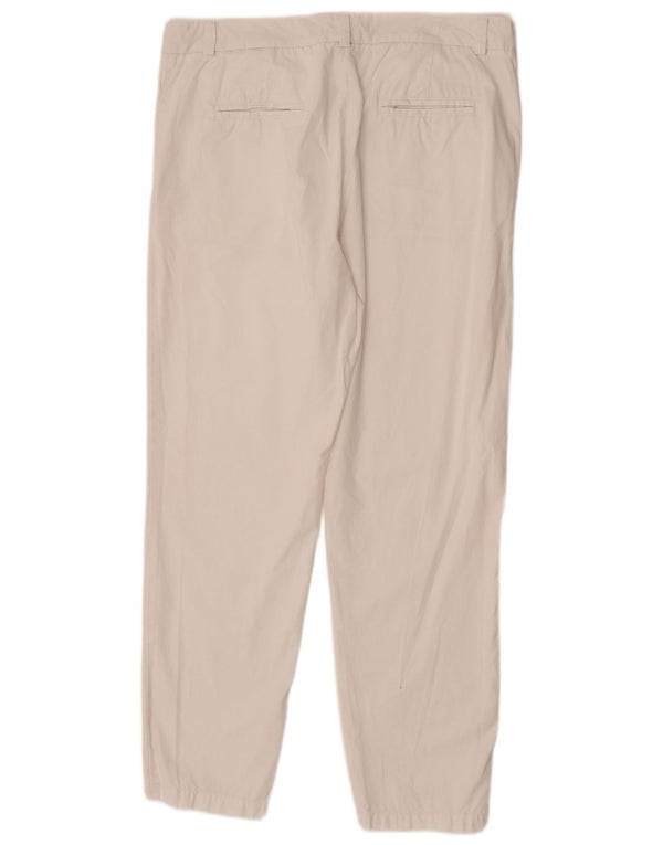 Marks & Spencer Damen Gerade Chinohose UK 14 Large W34 L29 Weiß