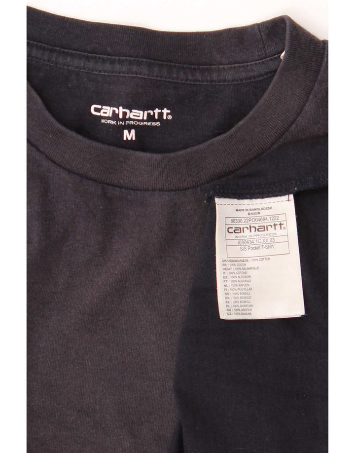Carhartt Herren T-Shirt Top Medium Marineblau Baumwolle