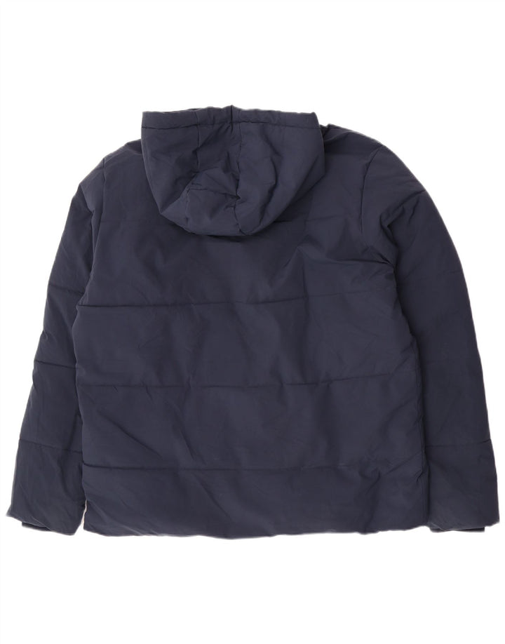 Mountain Warehouse Wattierte Herrenjacke mit Kapuze, UK 40, Größe L, Marineblau