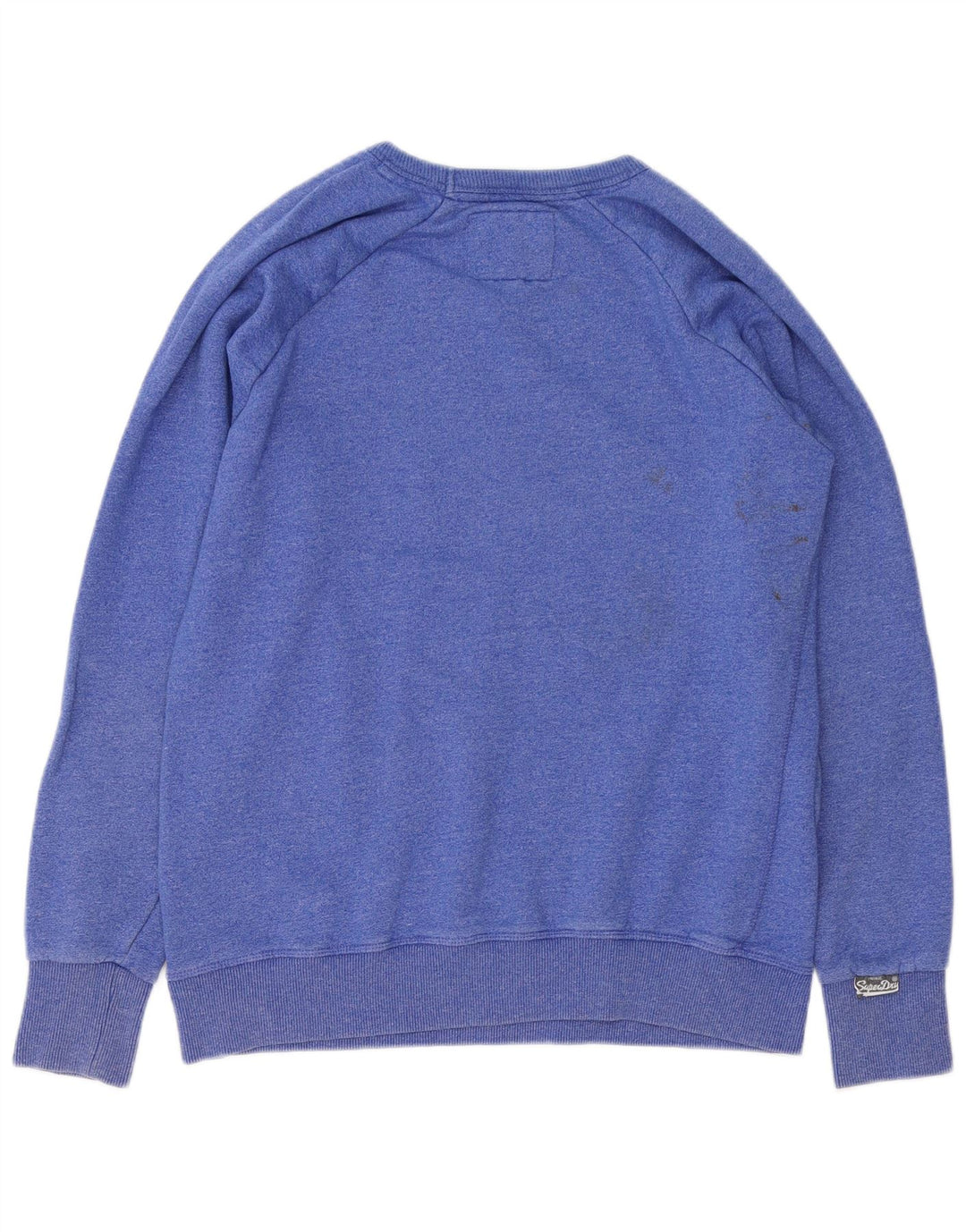 Superdry Herren-Sweatshirt mit Grafik, Größe L, aus blauer Baumwolle