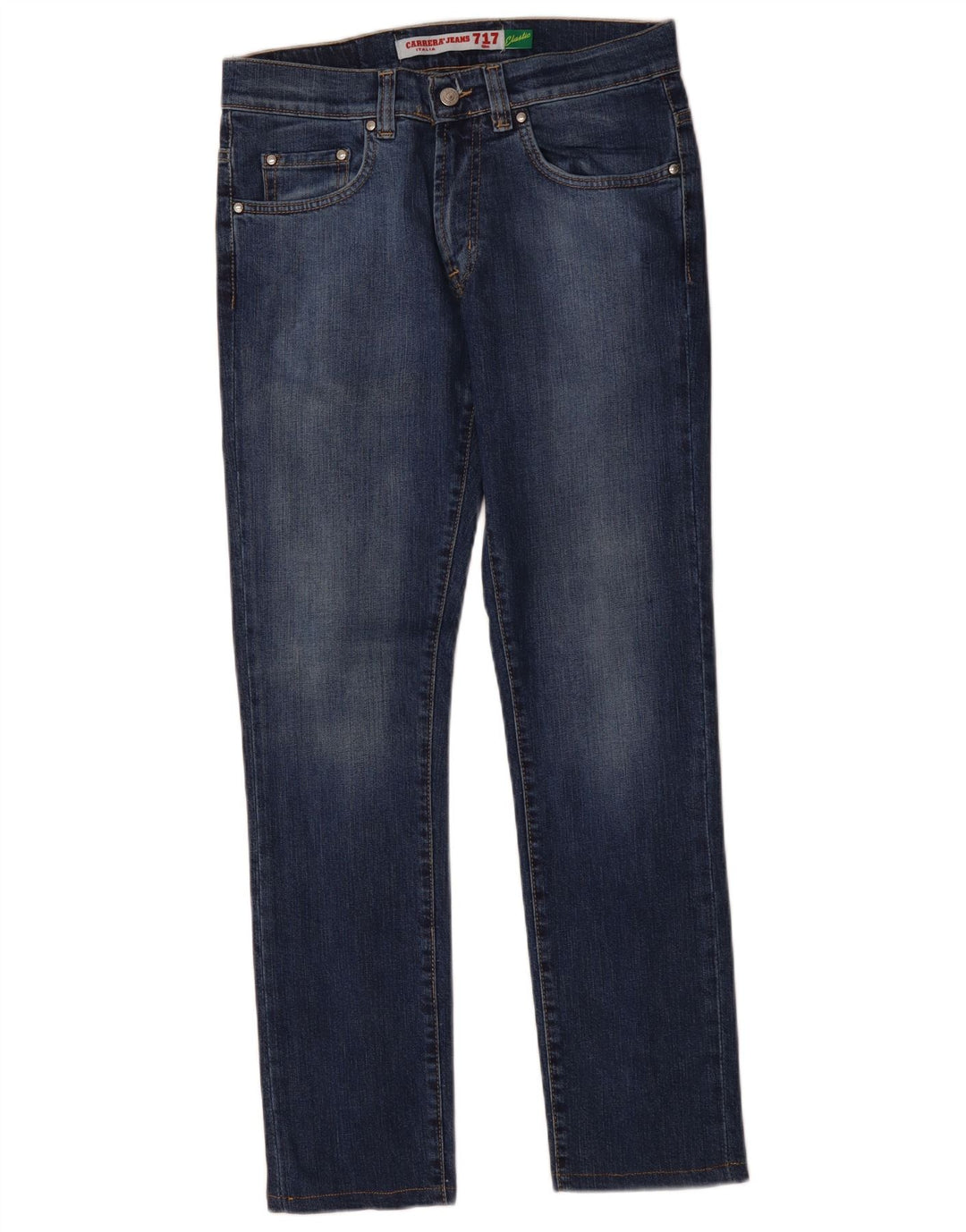 Carrera Herren 717 Slim Jeans W31 L30 Marineblau Baumwolle