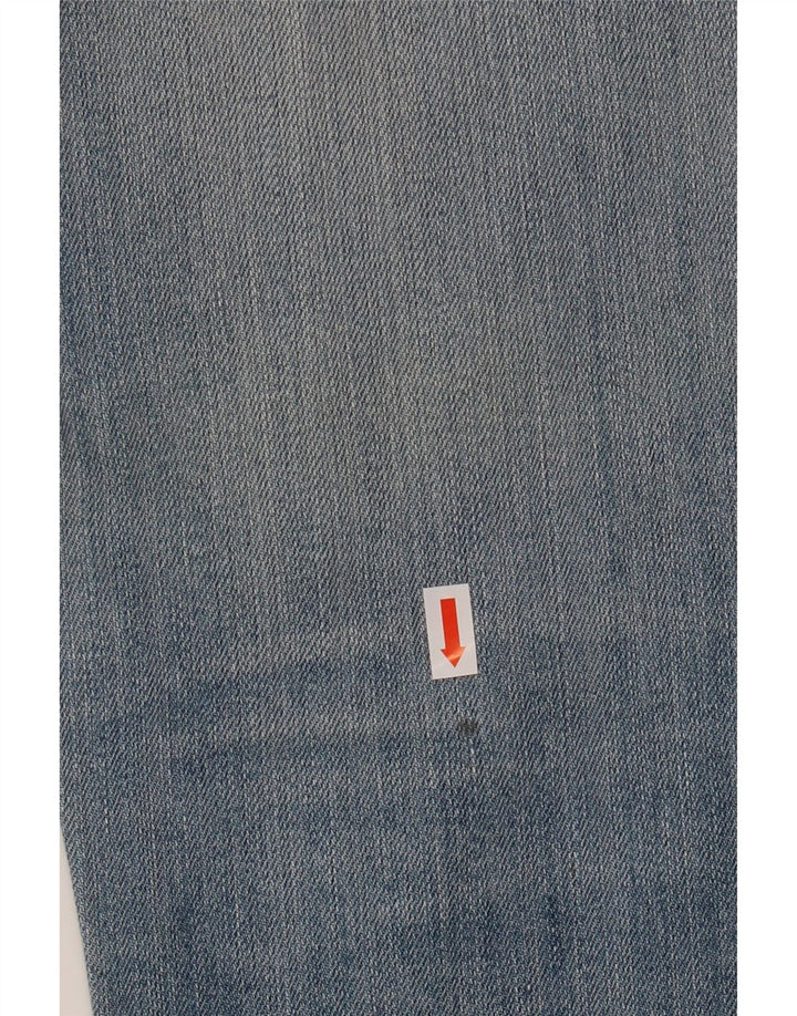 CALVIN KLEIN Damen Straight Jeans W28 L28 Blaue Baumwolle