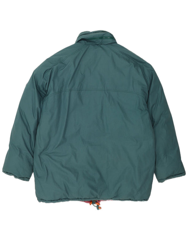 Diadora Herren Loose Fit Wattierte Jacke UK 42 XL Grün Polyester