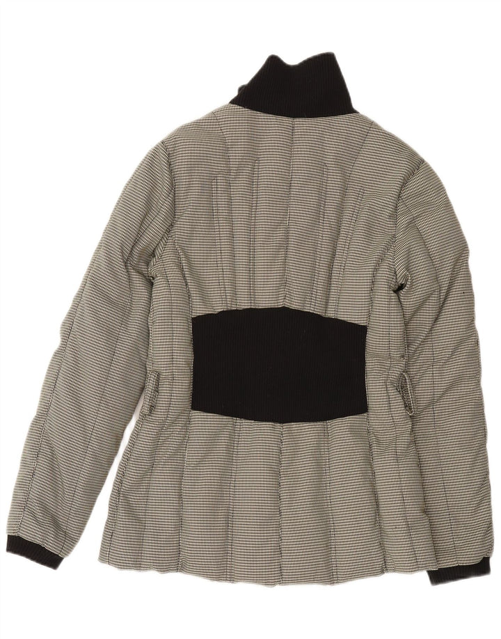 Carhartt Damen Wattierte Jacke IT 42 Mittelgraues Hahnentritt-Polyamid