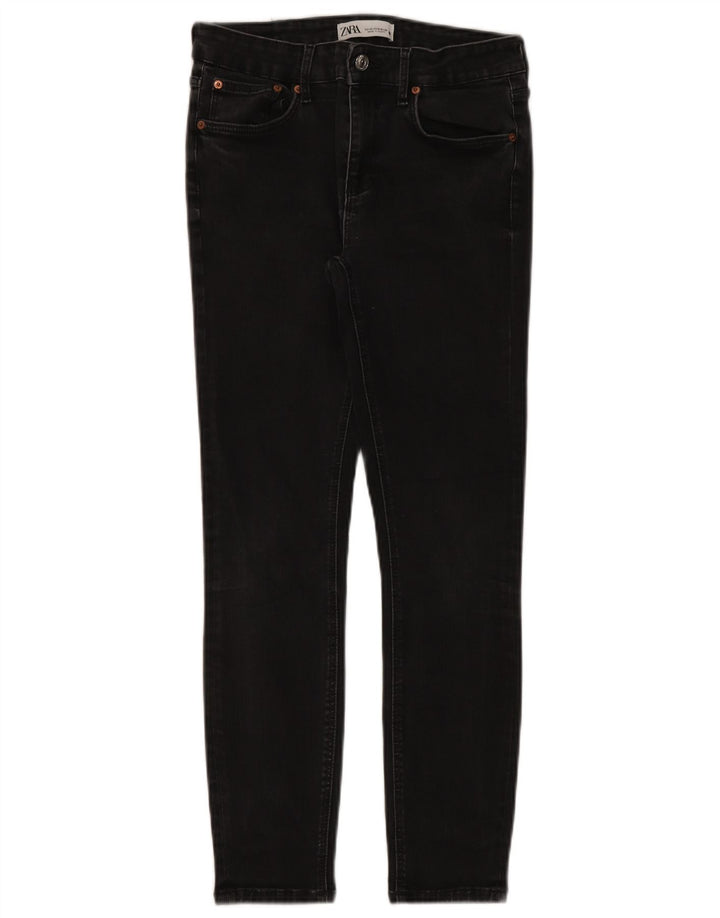 Zara Damen Skinny Jeans EU 40 Medium W28 L27 Schwarz