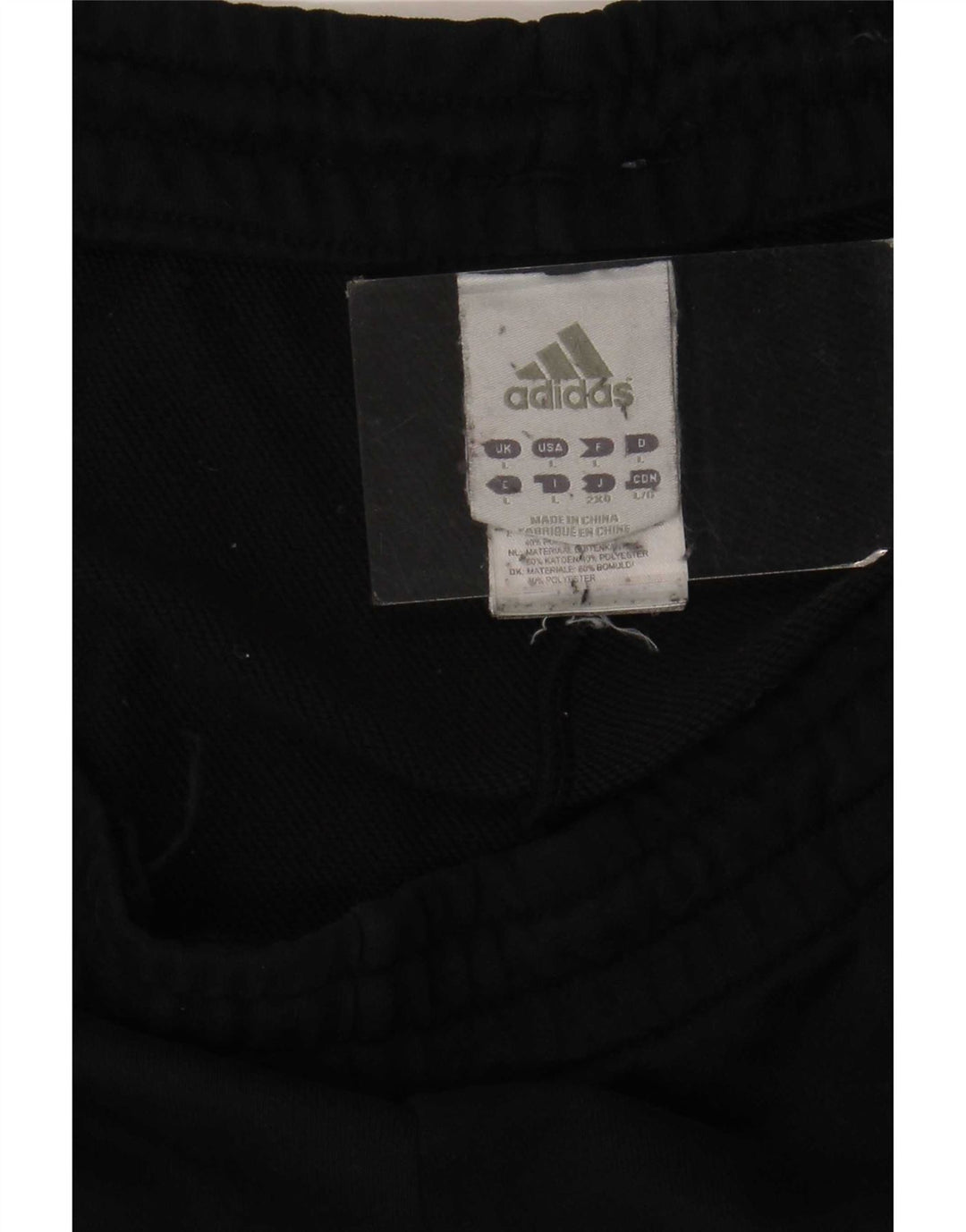 Adidas Herren Climalite Trainingshose Große schwarze Baumwolle