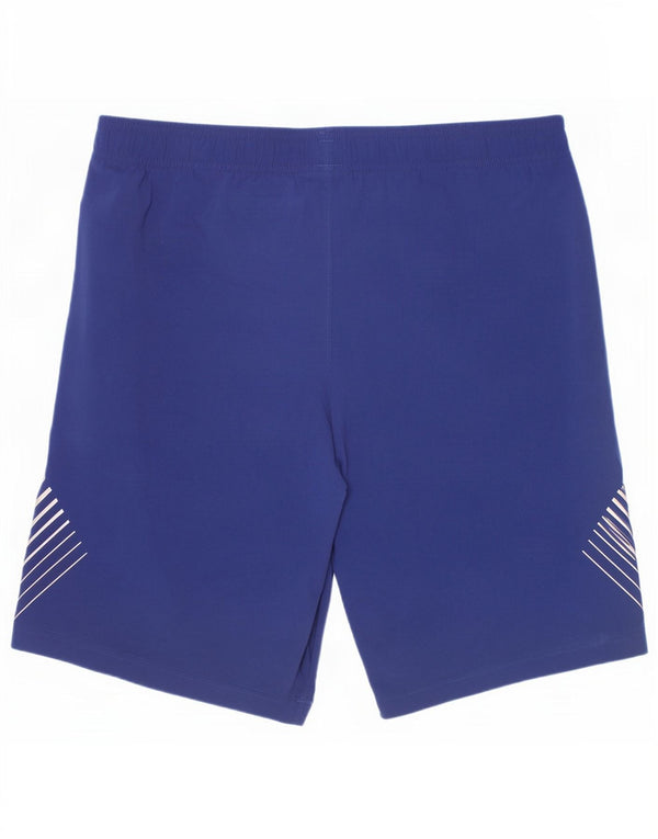 Under Armour Sportshorts für Jungen, 11–12 Jahre, groß, Marineblau, Farbblock