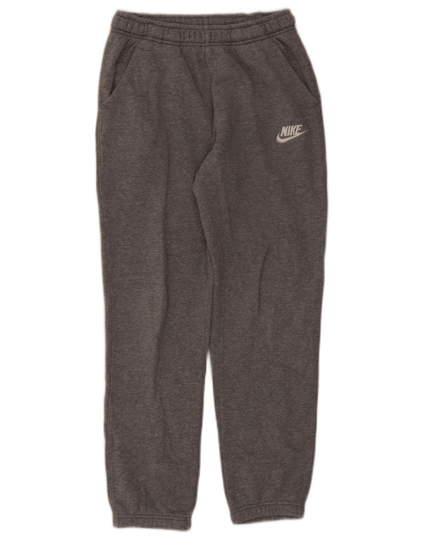 Nike Jungen-Trainingshose, Jogginghose, 12–13 Jahre, Lage, graue Baumwolle