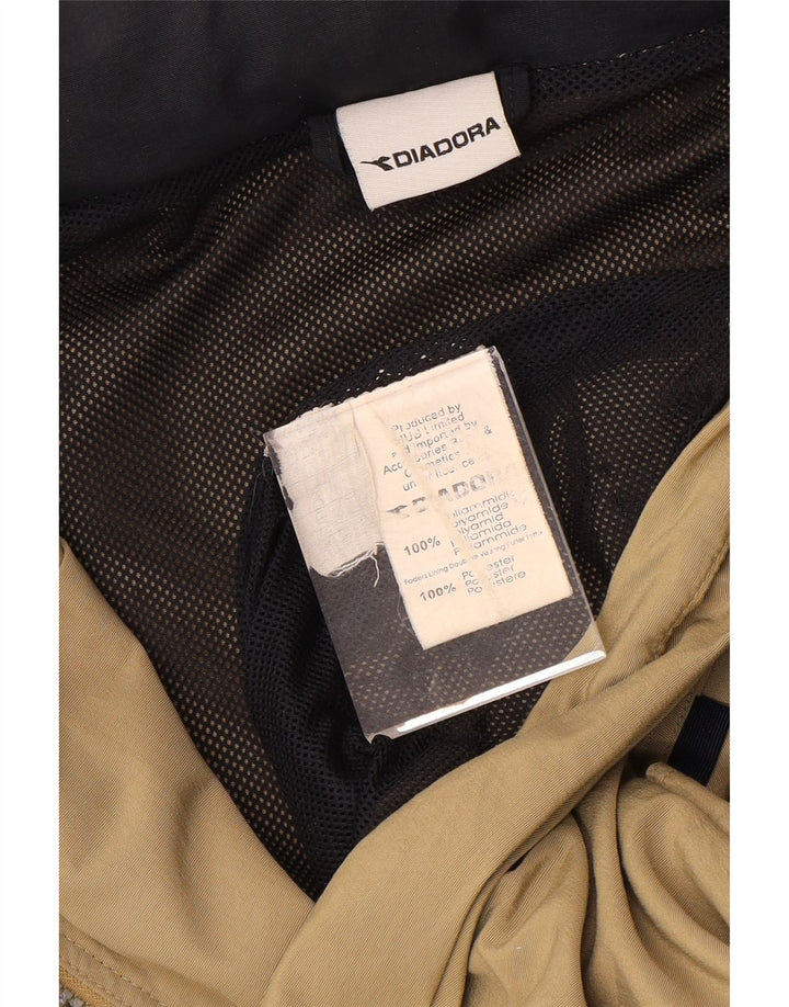 Diadora Herren Regenjacke UK 44 2XL Beige Polyamid