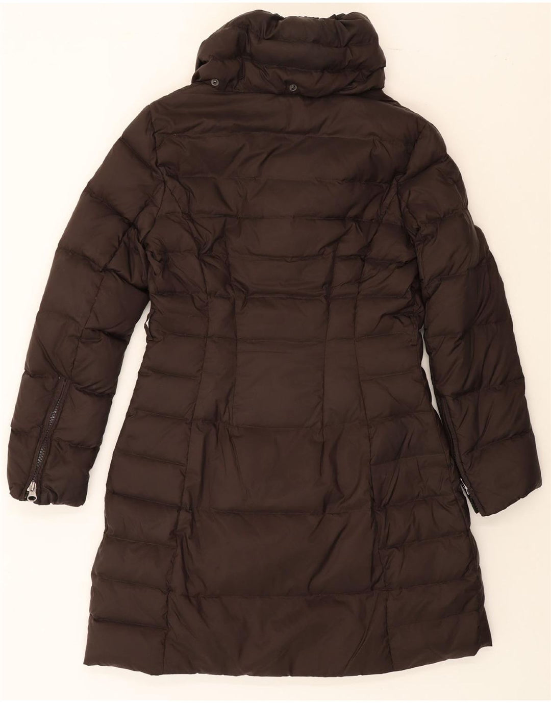 BENETTON Womens Padded Coat IT 48 XL Brown Polyamide Vintage Benetton and Second-Hand Benetton from Messina Hembry 